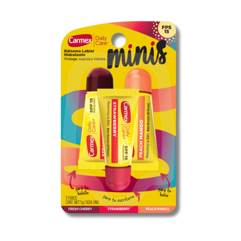MINIS DAILY CARE FRESH - CHERRY 🍒, STRAWBERRY 🍓 & PEACH MANGO 🥭