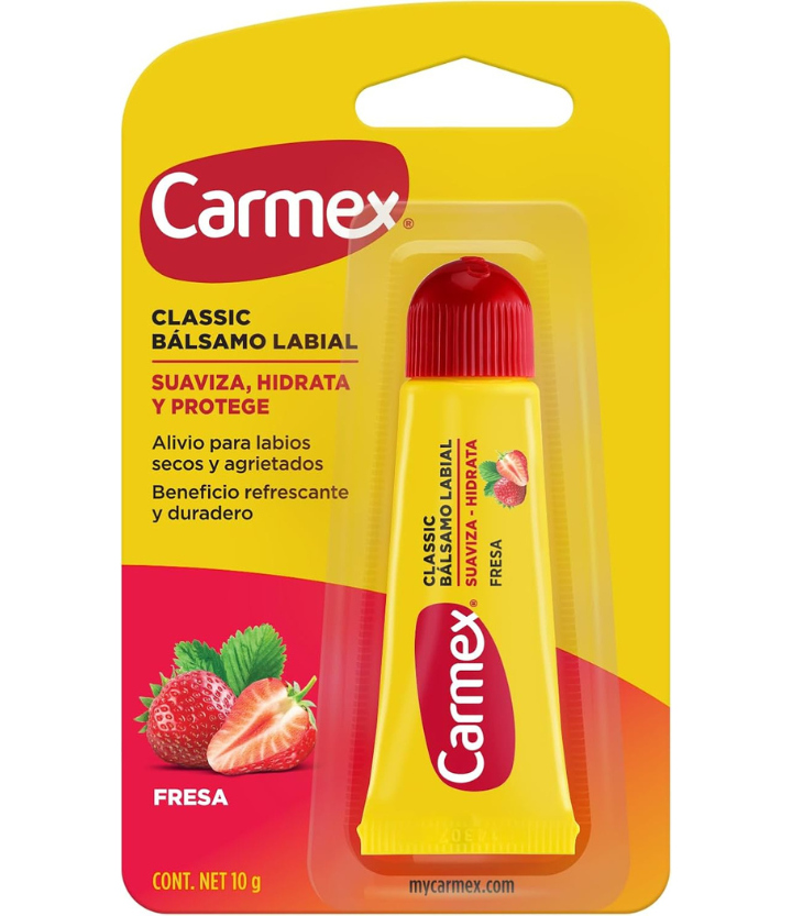Carmex Frutilla Tubo - Bálsamo Labial
