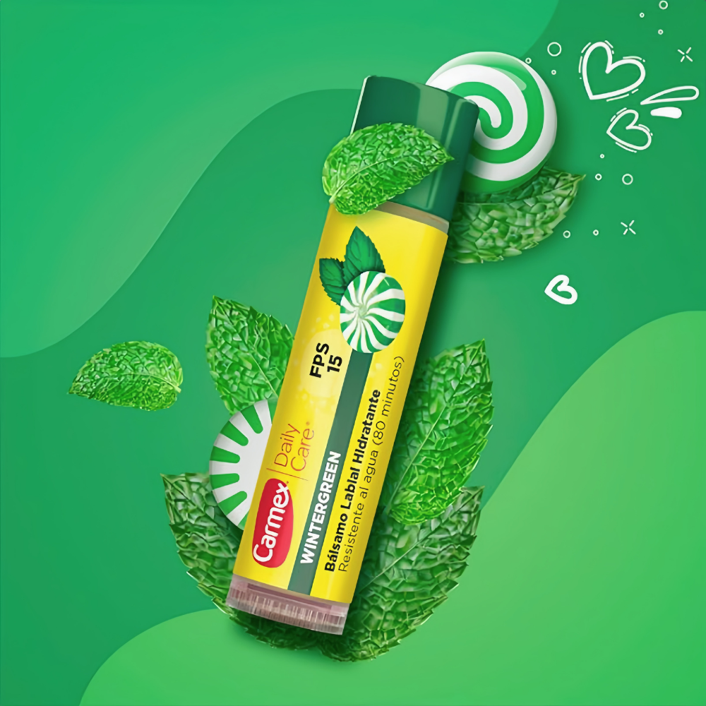 Carmex Wintergreen Barra - Bálsamo Labial