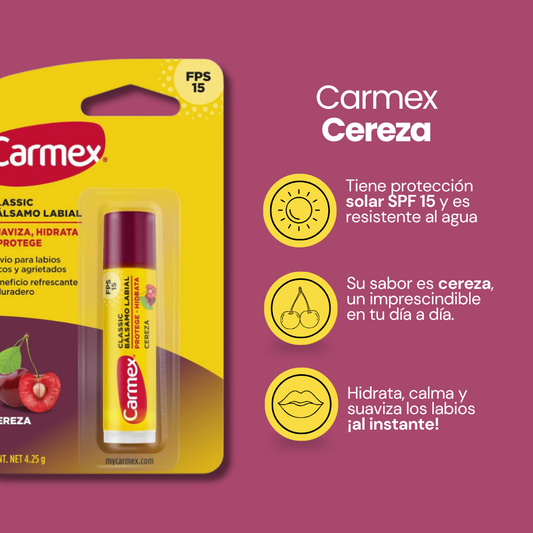 Carmex Cereza Barra - Bálsamo Labial