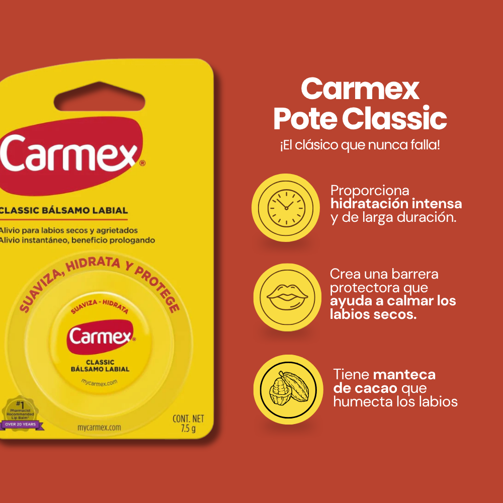 Carmex Pote Classic - Bálsamo Labial