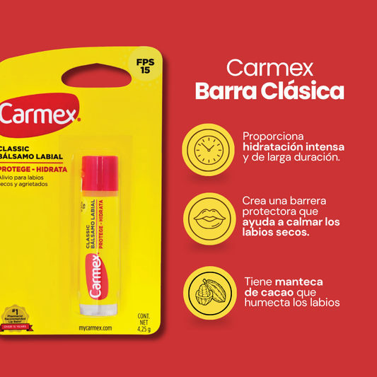 Carmex Classic Barra - Bálsamo Labial FPS-15