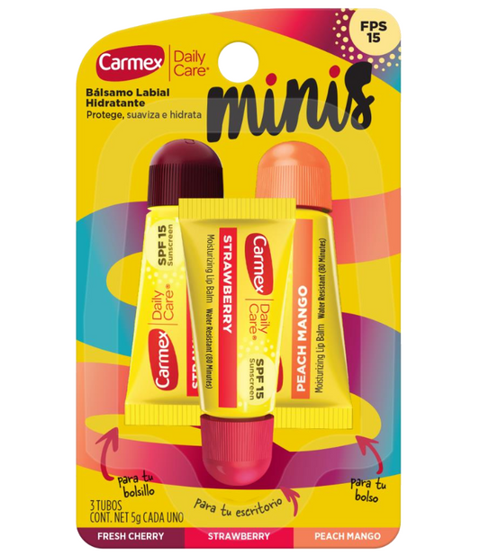 MINIS DAILY CARE FRESH - CHERRY 🍒, STRAWBERRY 🍓 & PEACH MANGO 🥭