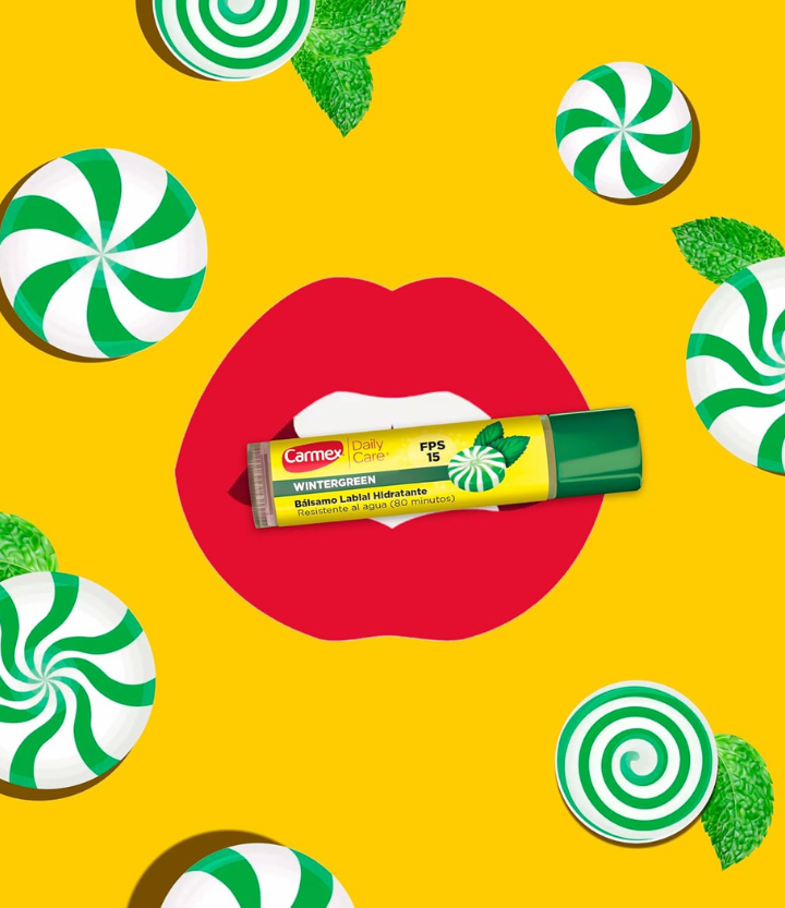 Carmex Wintergreen Barra - Bálsamo Labial